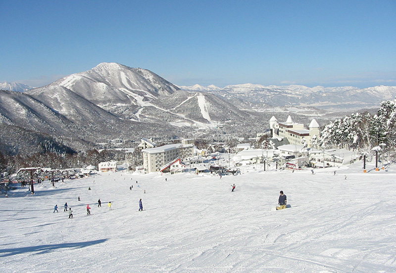 竜王スキーパークのゲレンデ風景